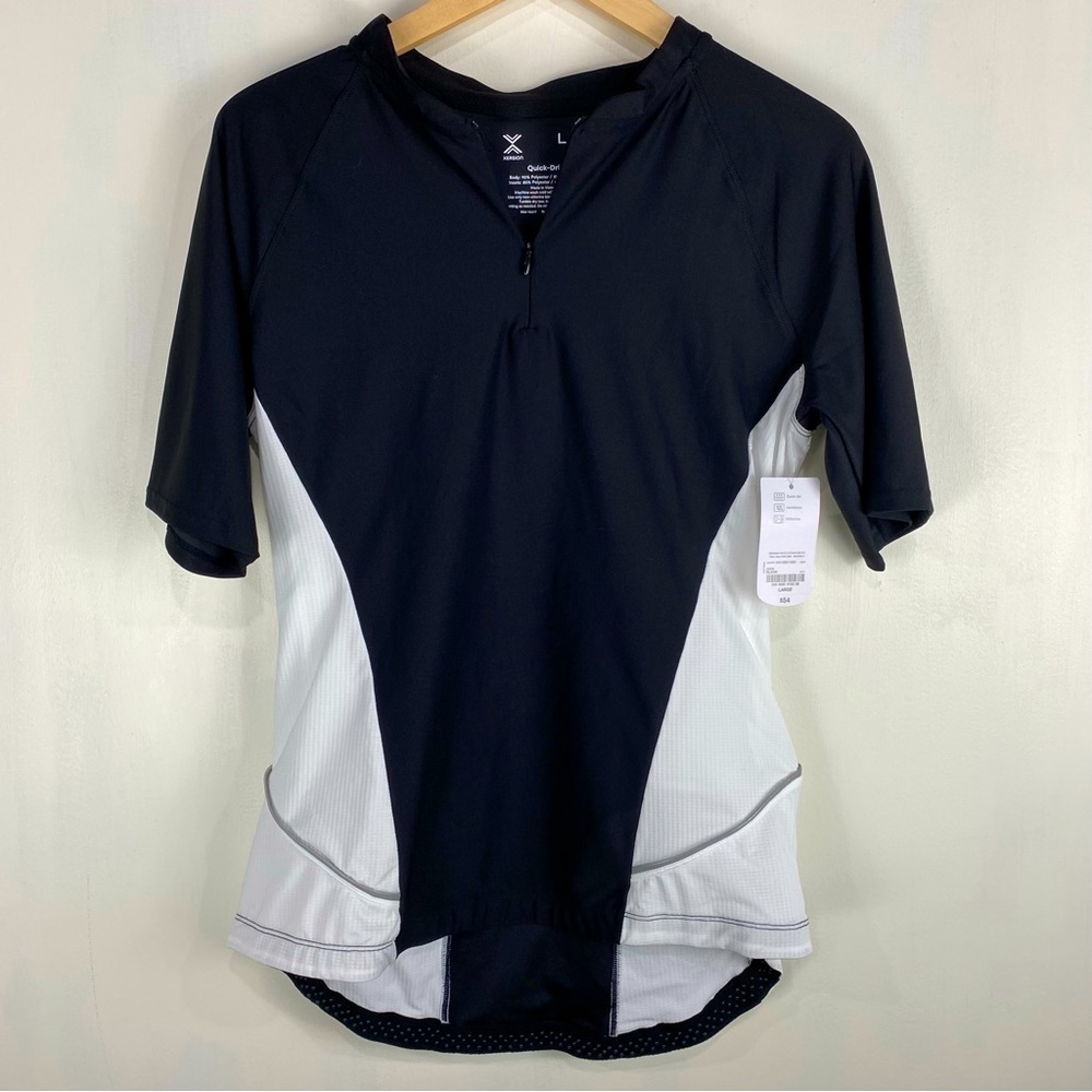 Xersion Short Sleeve Pullover Sporty Tee T-Shirt Top Jersey‎ Quick-Dri Large NWT
